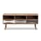 Baxton Studio Leane ModernNatural Brown Finished and Multi-Colored Wood 3-Drawer TV Stand 196-12081-ZORO - alternate 2